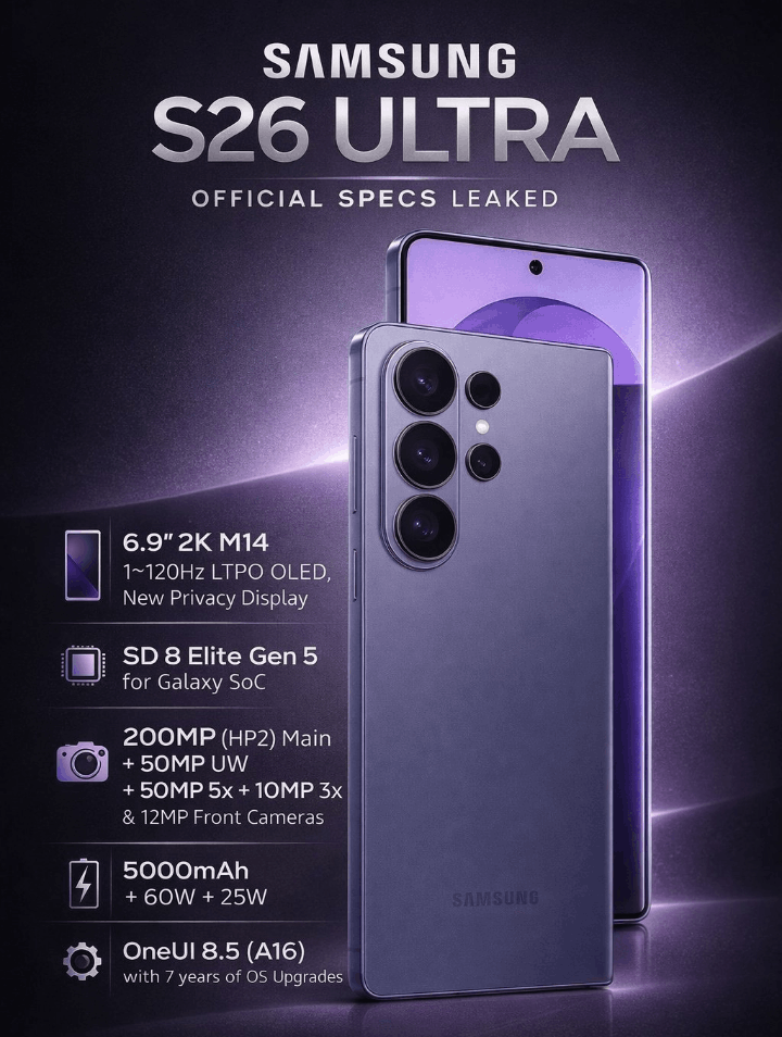 Samsung Galaxy S26 Ultra – 2026 का सबसे पावरफुल स्मार्टफोन?